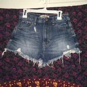 Hollister high rise shorts